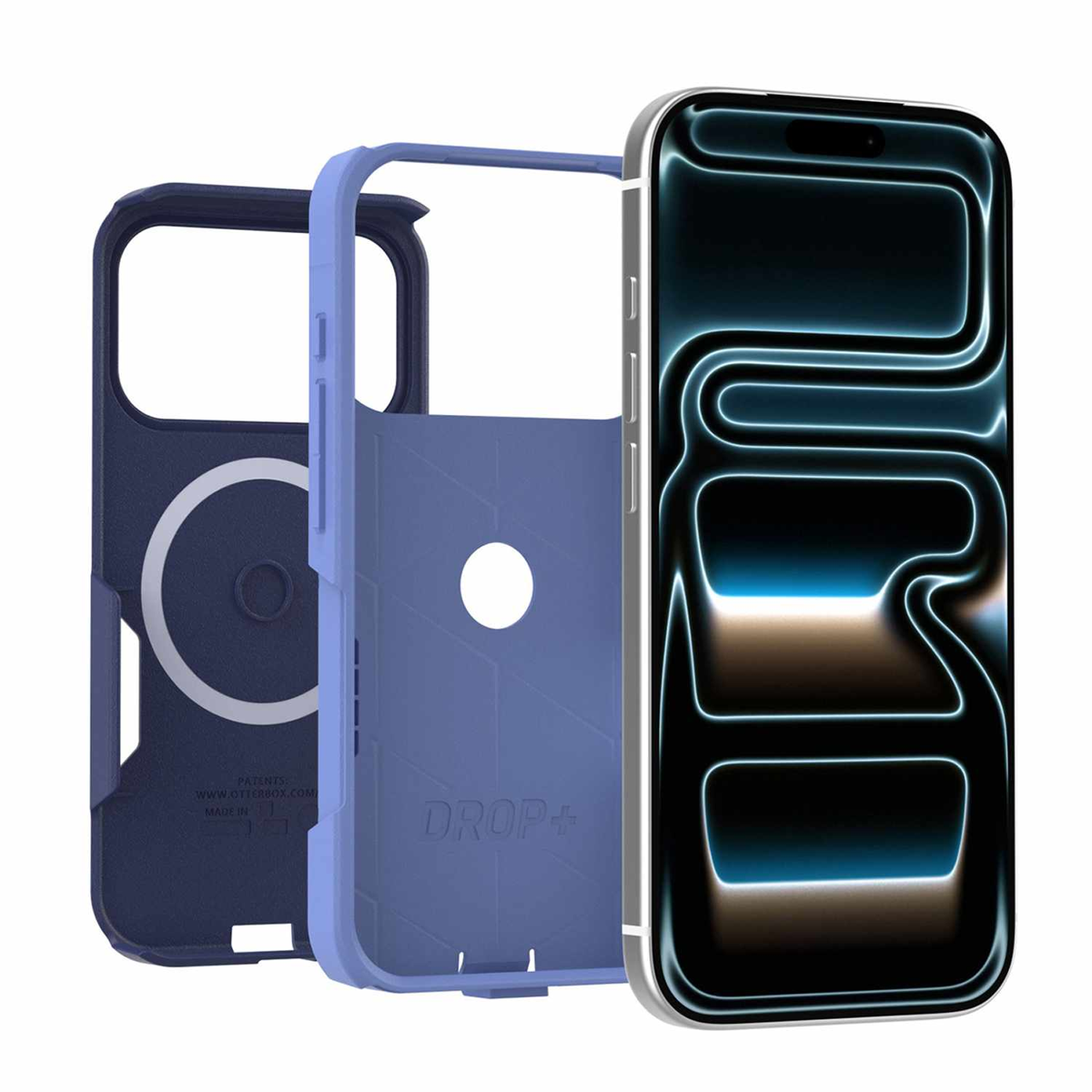 OtterBox - Commuter MagSafe Case Witherwill Blue for iPhone 18 Pro/17 Pro