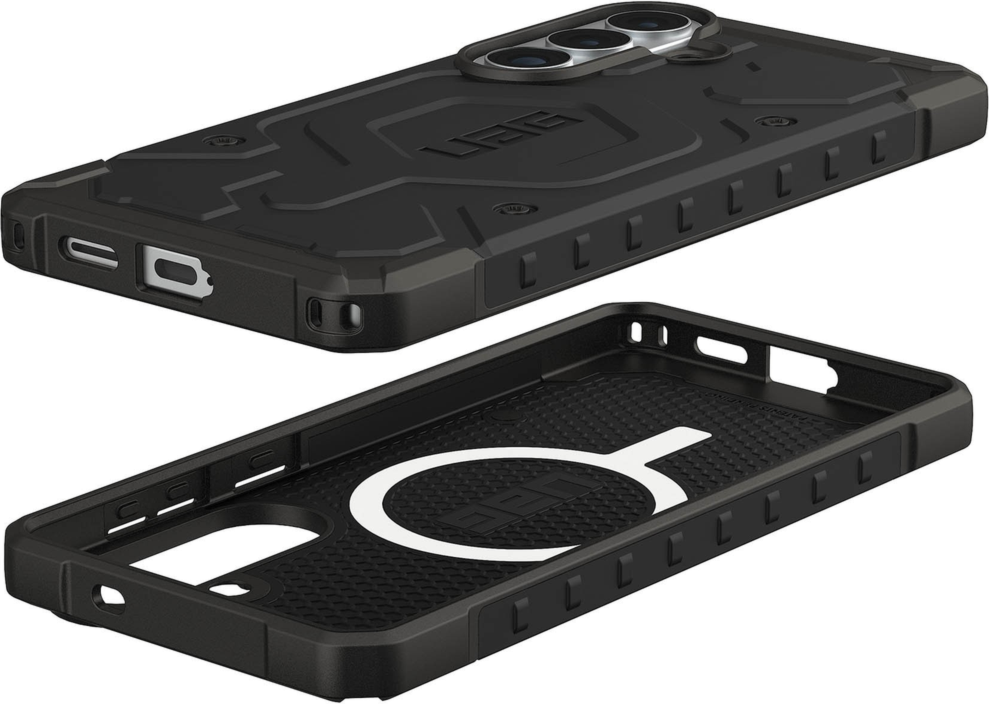 <p>Designed with action and adventure in mind, the UAG Pathfinder case provides serious protection with a modern classic look and a built-in magnetic module.</p>