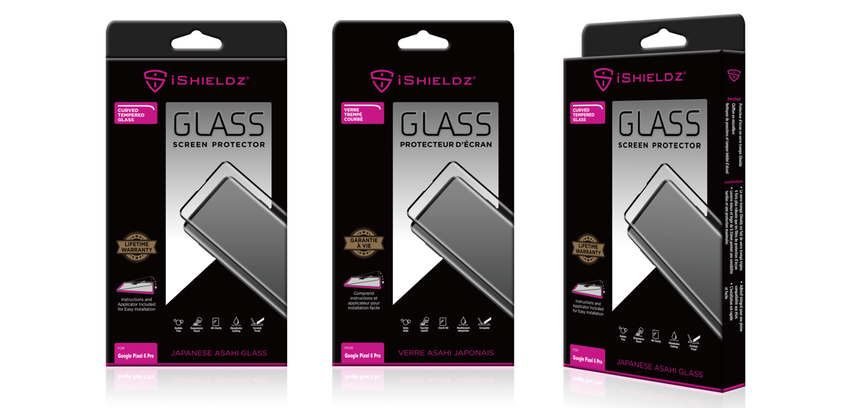 Curved Tempered Glass Screen Protector for Google Pixel 6 Pro