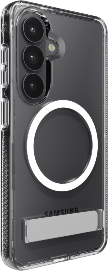 ZAGG - Crystal Palace Snap Case with Kickstand for Samsung Galaxy S26 - Clear