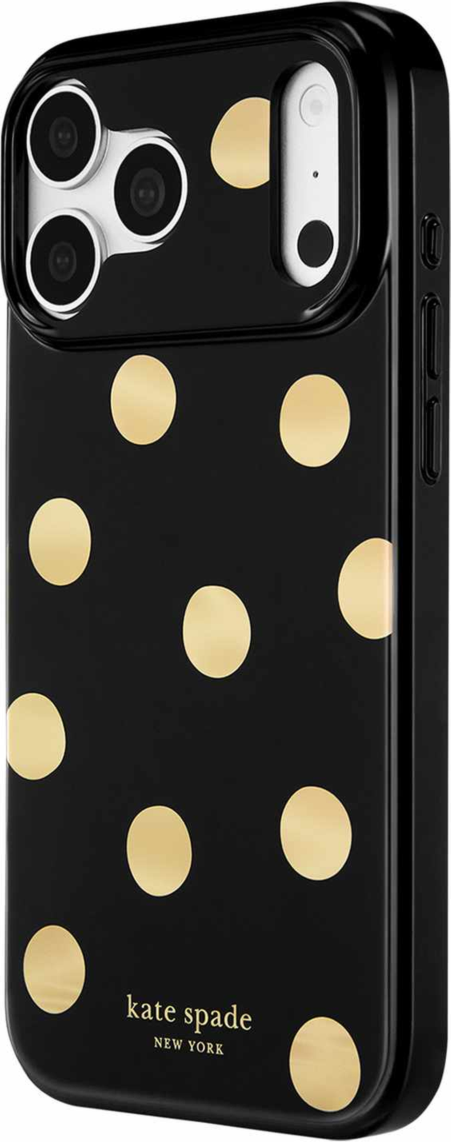 Kate Spade - Coque de protection MagSafe « Metallic Classic Dot » pour iPhone 18 Pro Max/17 Pro Max