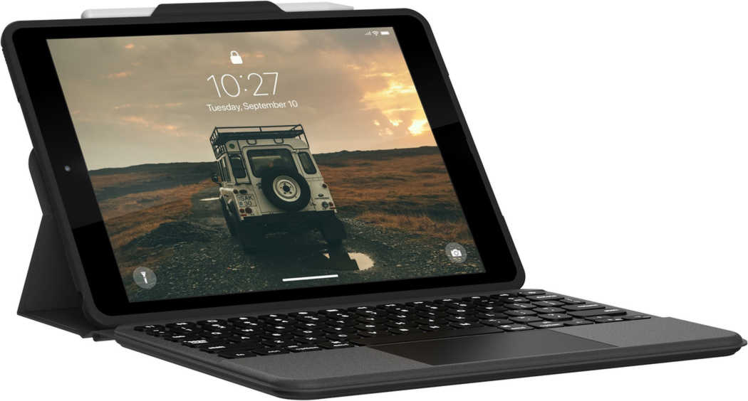 <p>Turn any tablet into a laptop-style device with the UAG Rugged Bluetooth Keyboard and Trackpad combo case, built with premium features and quality materials.</p>