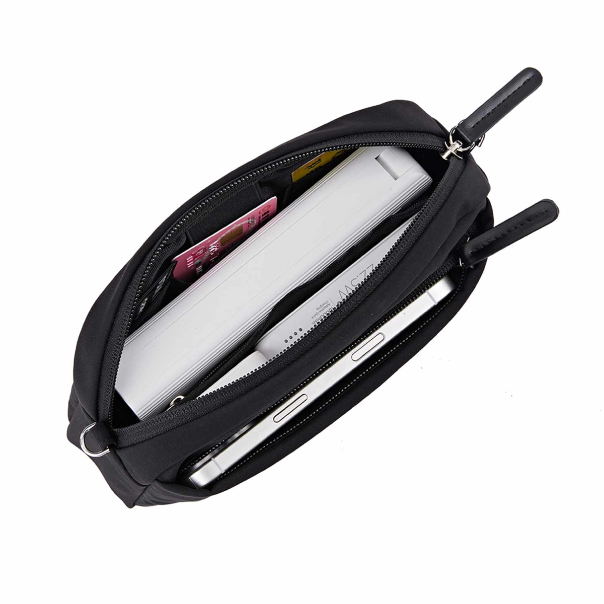 Blu Element BETRPTECHO Pochette de Voyage Organisatrice pour Accessoires Tech Noir
