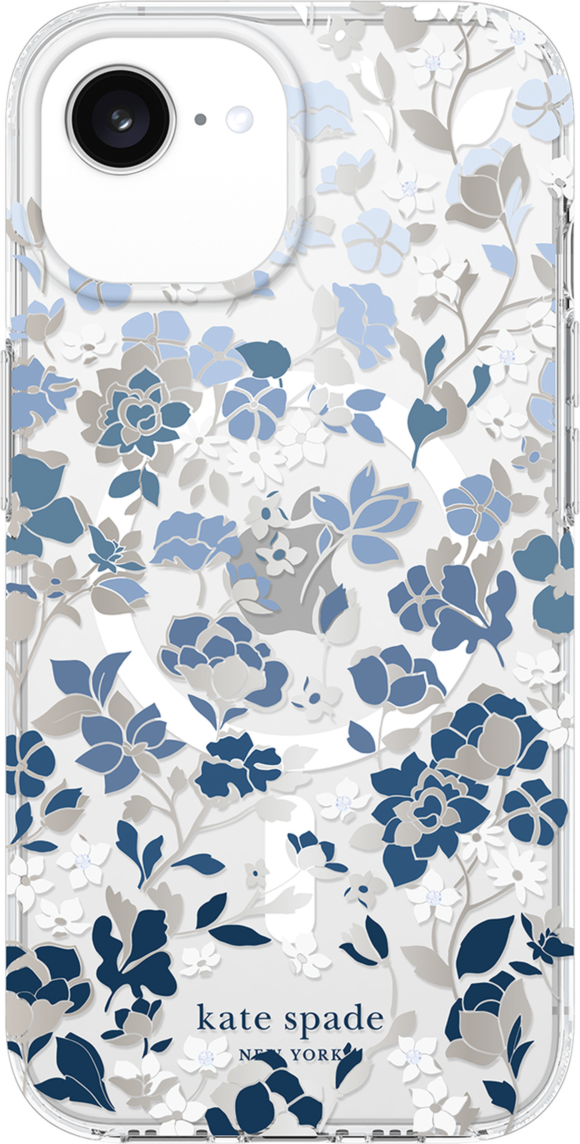 Fashion meets protection with the Kate Spade Protective Prints MagSafe series case, combining style with an impressive 12 ft drop protection and MagSafe compatibility.