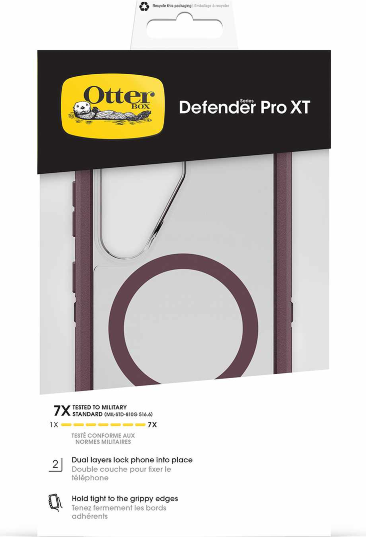 OtterBox - Defender Pro XT Clear Case w/Magnets Purple Mystery for Samsung Galaxy S26