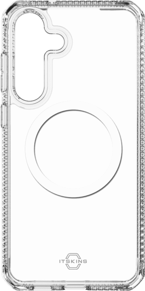 ITSKINS - Hybrid_R Clear MagSafe Case for Samsung Galaxy S25 FE - Transparent