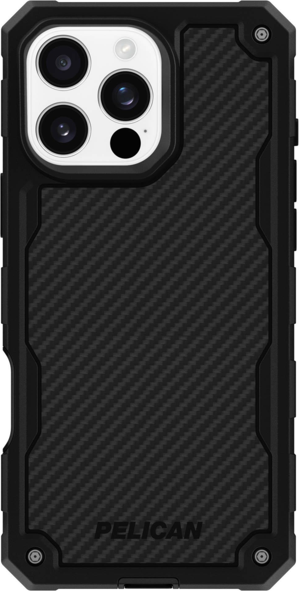 21ft Drop Protection,
Strong Built-In Magnets For MagSafe,
Featuring Durable Carbon Fibers For
Impact Protection,
Dual Layer Impact Protection,
Made From Recycled Materials,
Anti-Scratch Coating,
Textured Sides For Enhanced Grip,
Included Phone Holster/Stand, and
Lifetime Warranty.