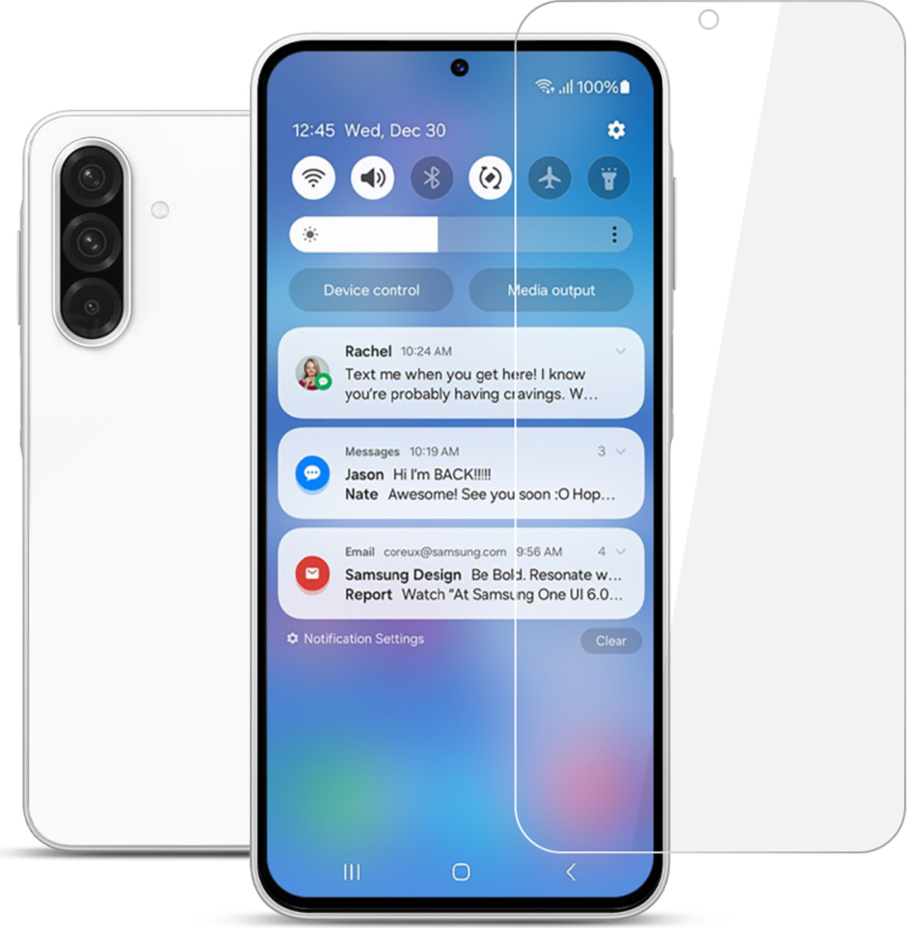 22 cases 22SPSMA36 Protecteur D'écran en Verre pour Samsung Galaxy A36 5G