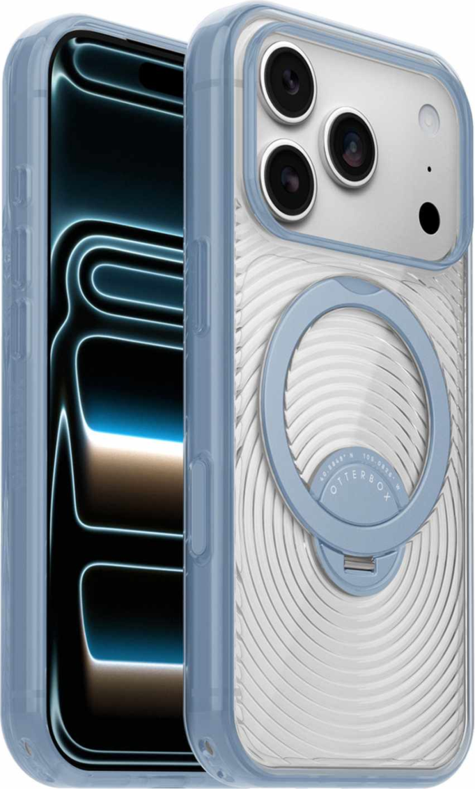 OtterBox - Symmetry Stand MagSafe Case Aether Blue for iPhone 18 Pro/17 Pro