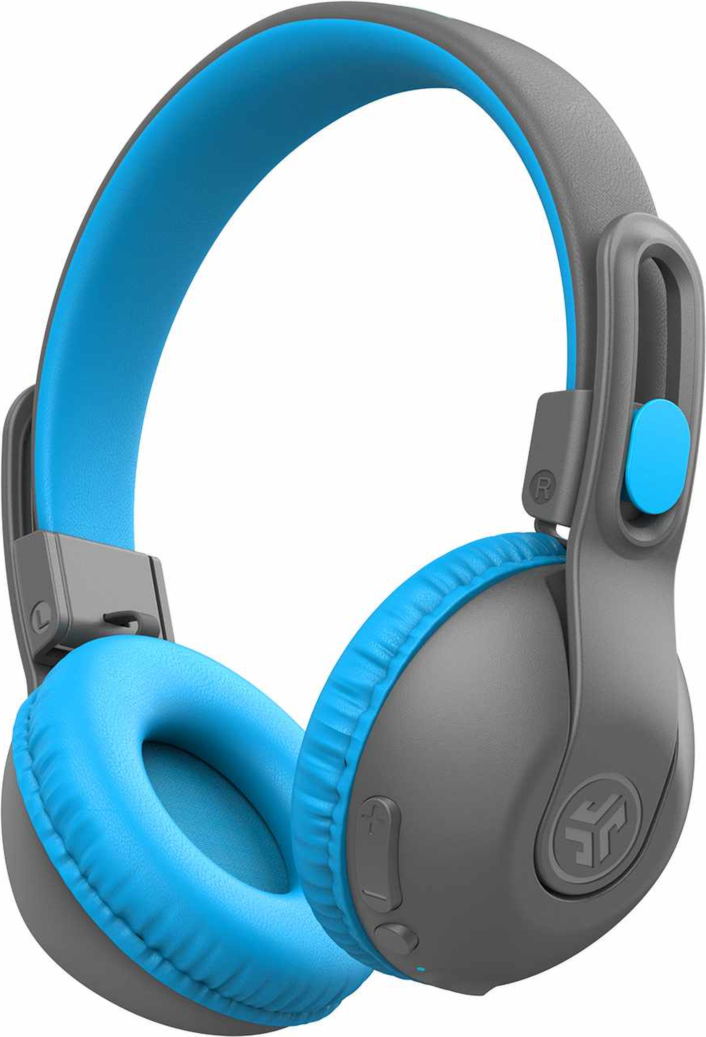 JLab - JBuddies Studio 2 Wireless Headphones Grey/Blue