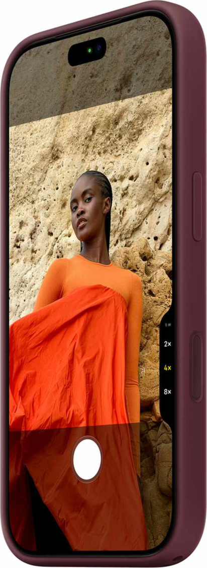 Apple - Silicone Case with MagSafe Burgundy for iPhone 18 Pro Max