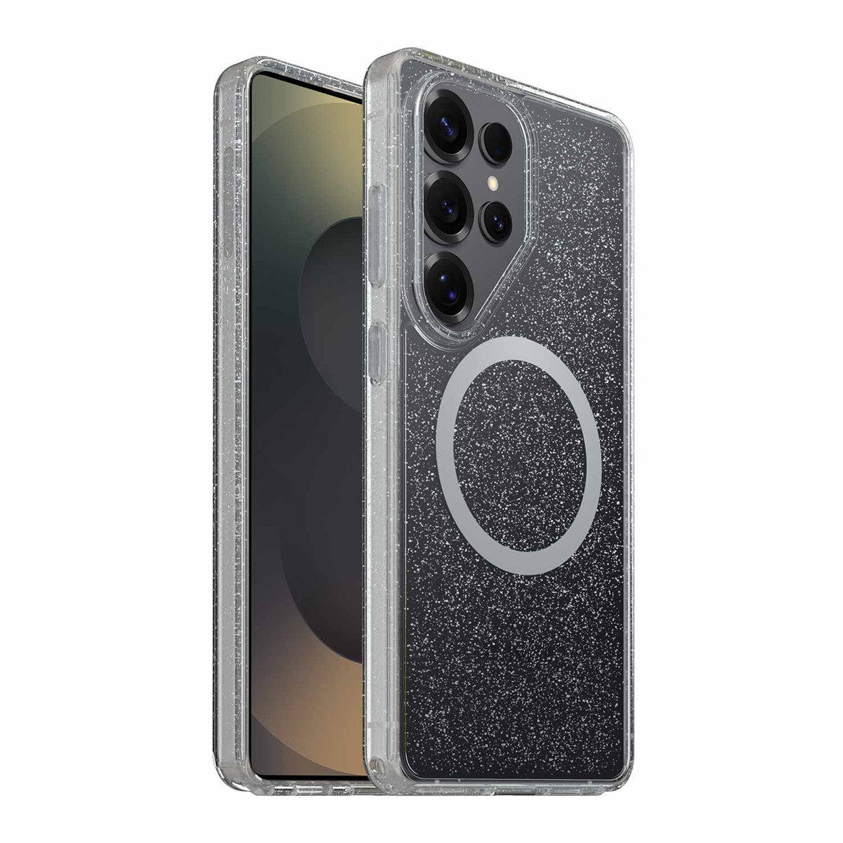 OtterBox 77000078 Étui Symmetry Clear avec Magnets Stardust 4.0 pour Samsung Galaxy S26 Ultra