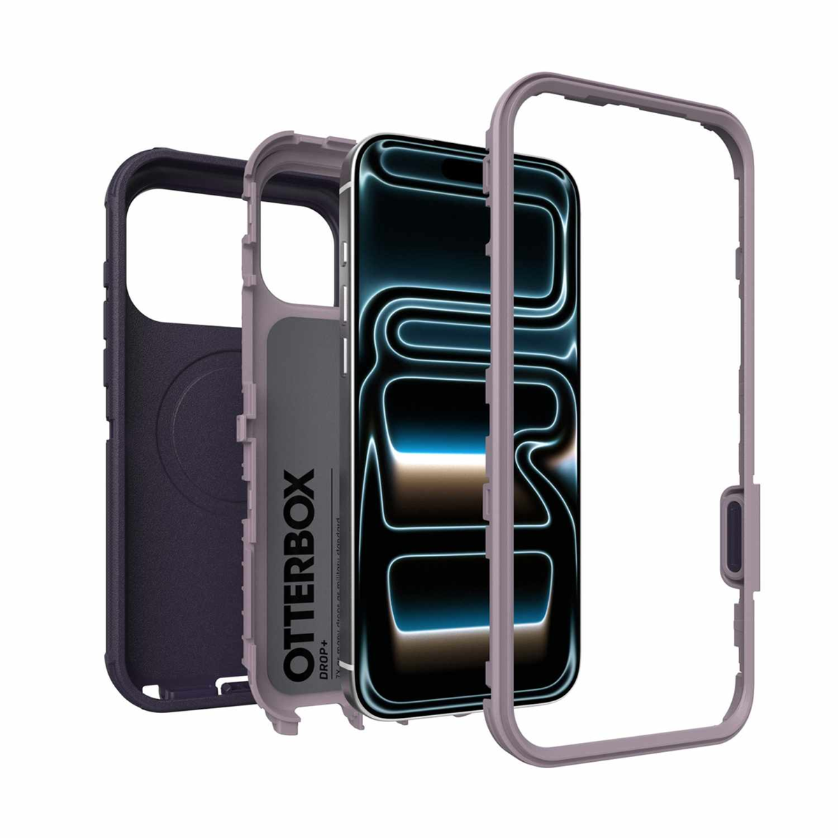 OtterBox - Defender Pro MagSafe Case Adomania Purple for iPhone 18 Pro Max/17 Pro Max
