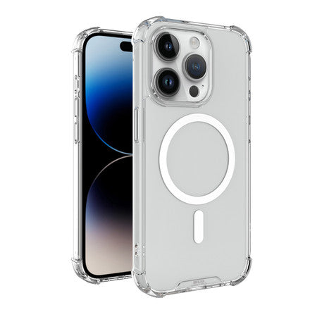 Blu Element BEDZWMSIP15PRO Étui Robuste DropZone avec MagSafe Clear pour iPhone 15 Pro
