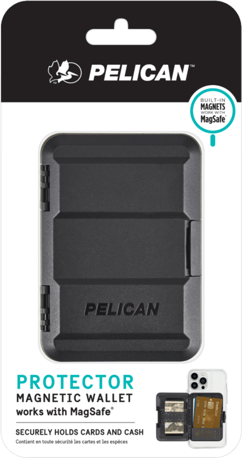 <p>Built to protect. The Pelican Protector MagSafe Wallet securely holds cash and cards while seamlessly attaching to MagSafe compatible cases or devices.</p>