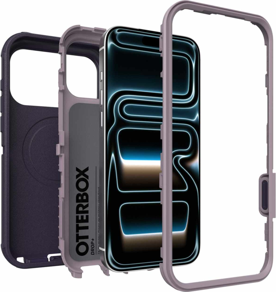 OtterBox - Defender Pro MagSafe Case Adomania Purple for iPhone 18 Pro Max/17 Pro Max