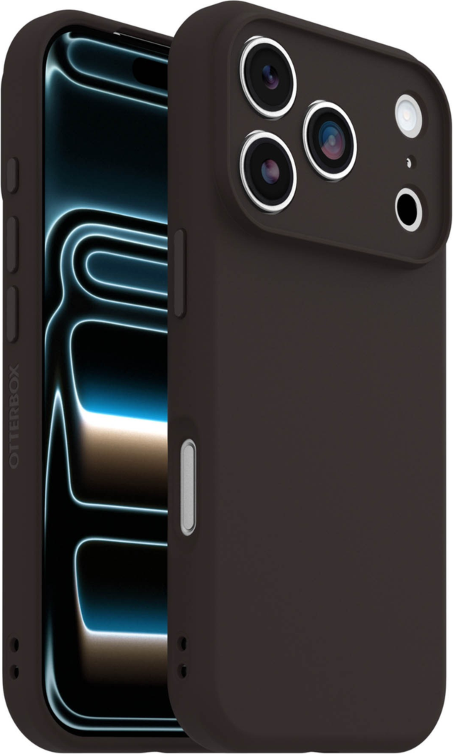 The OtterBox Figura Series blends a velvety-soft feel with ultra-slim protection, military-grade drop defense, MagSafe compatibility, and raised edges to guard the screen and camera.