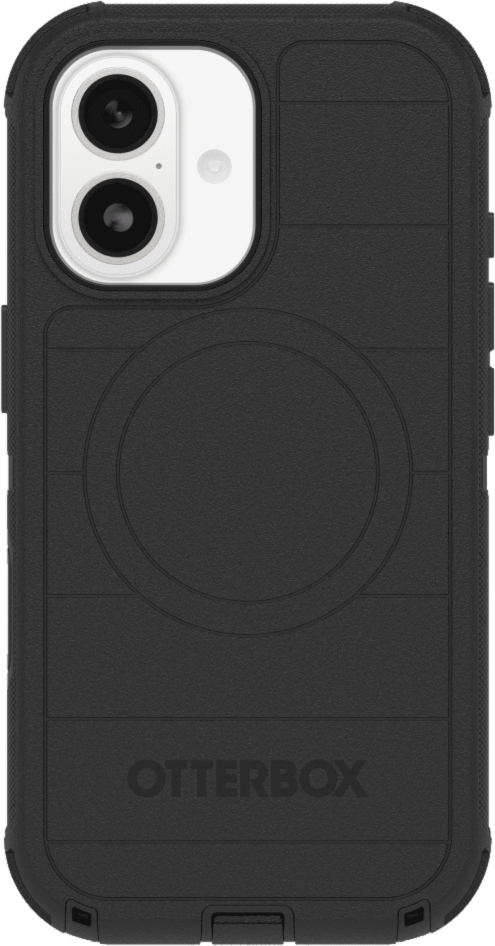 The OtterBox Defender Series Pro with MagSafe is the toughest case providing rugged protection against harsh drops. Equipped with MagSafe magnets and non-slip texturing.