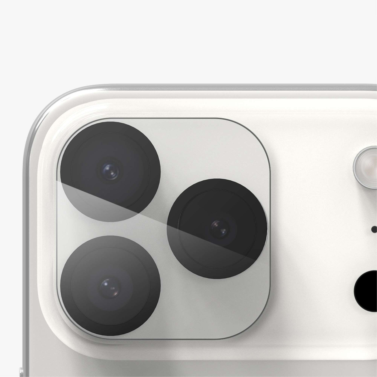 The ZAGG InvisibleShield Glass Elite with anti-reflective technology protects phone camera lenses from scratches and smudges.