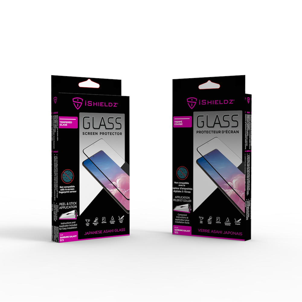iShieldz Protecteur d'écran verre trempé Samsung Galaxy S21+