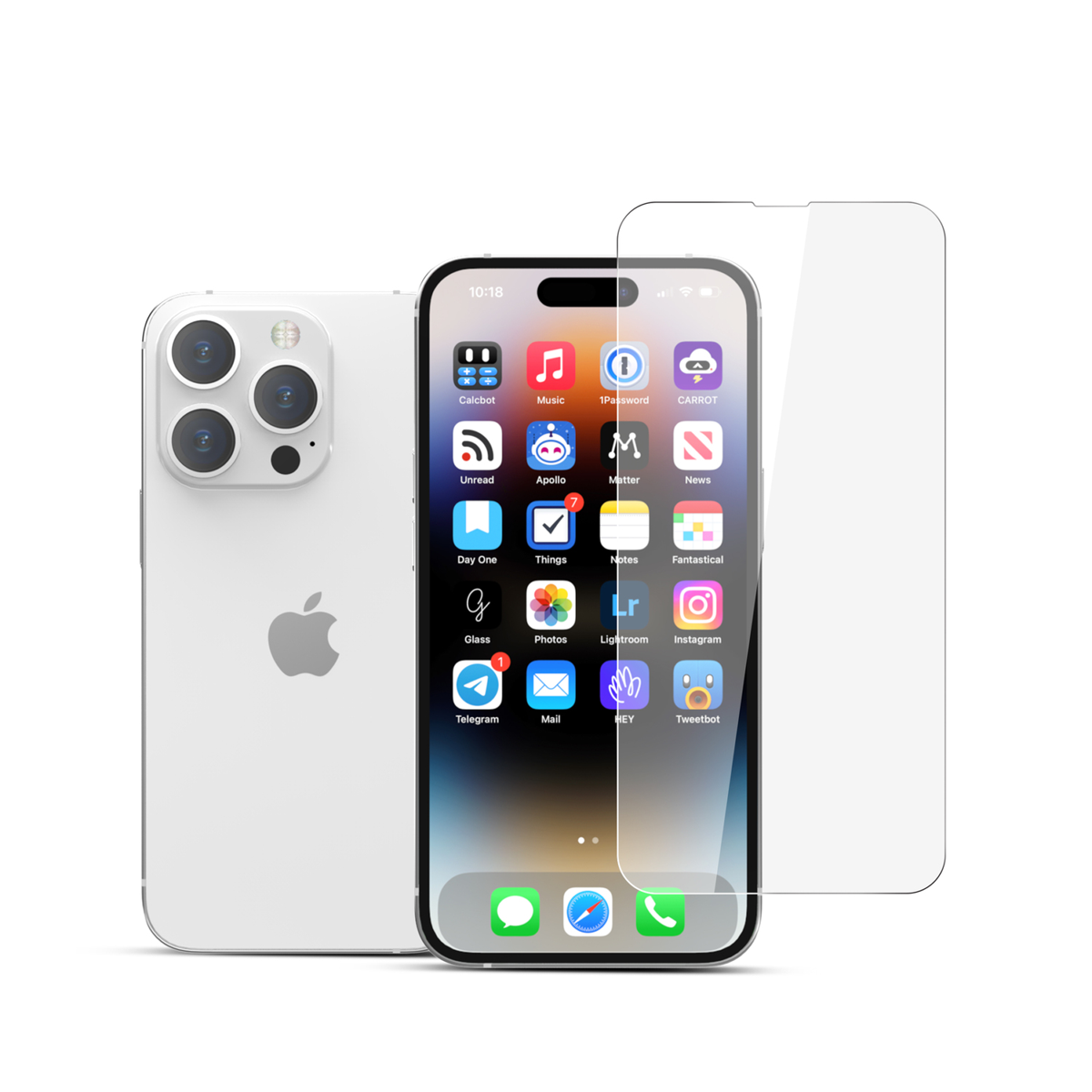 22 cases 22SPIP15PRMAX Protecteur D'écran en Verre pour iPhone 15 Pro Max