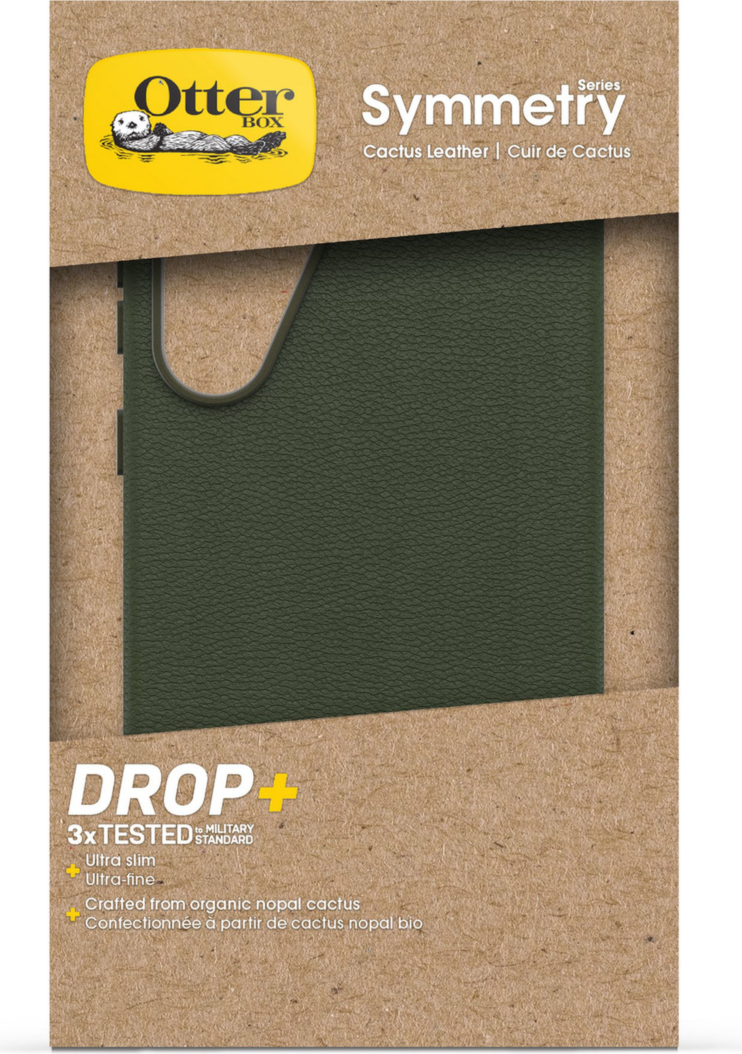 Crafted from organically grown and sustainably harvested nopal cactus, the Otterbox Symmetry Series Cactus Leather case offers a sustainable alternative to traditional leather products.