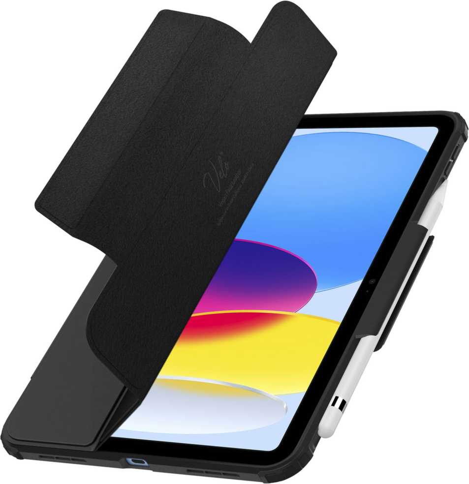 Spigen Crystal Hybrid Pro pour iPad 10.9 po 10ème gén (2022) - Noir