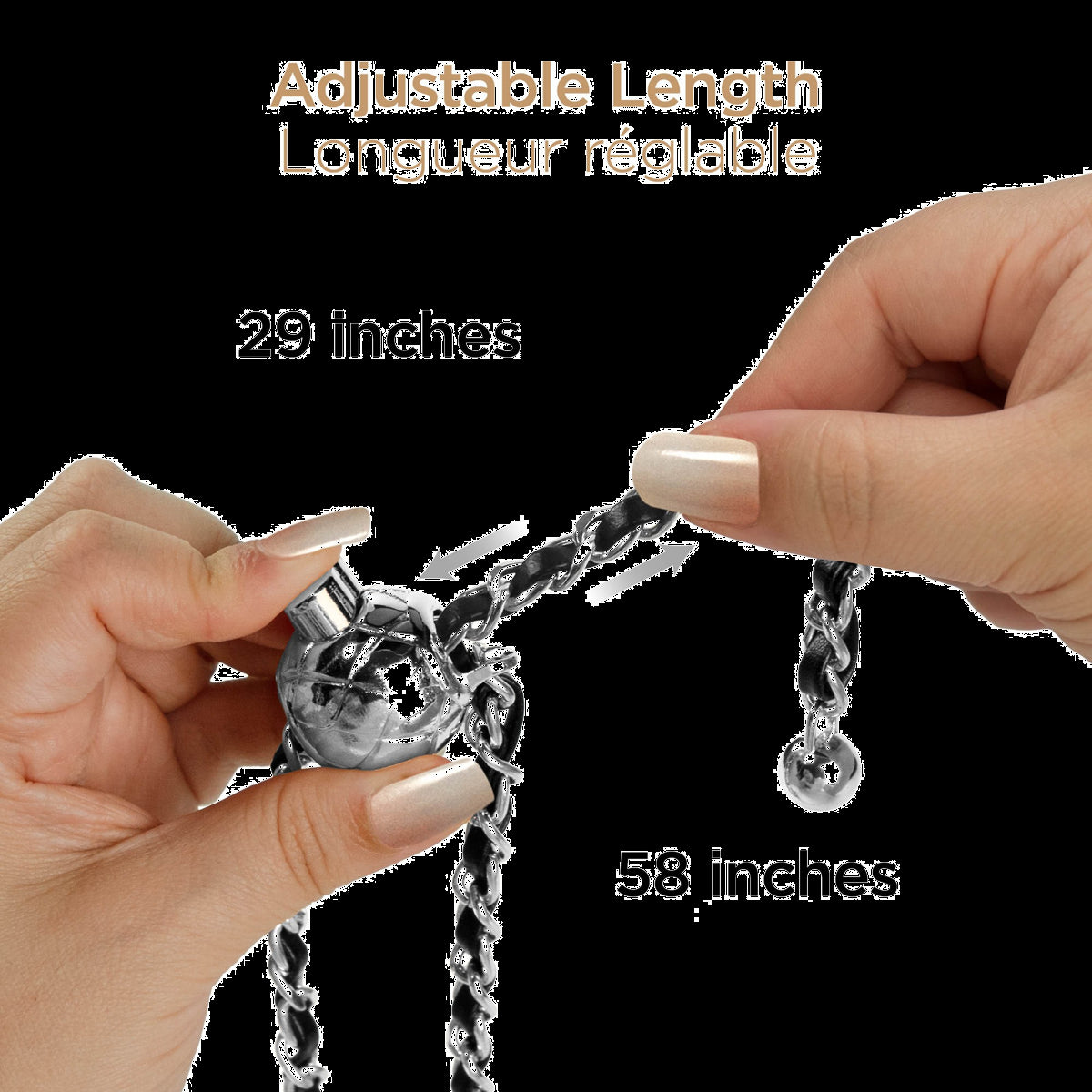 This HyperGear Universal Crossbody Phone Strap blends luxe vegan leather and a polished gold chain for a chic, hands-free carry. It offers a secure, undroppable, and adjustable fit for any phone.