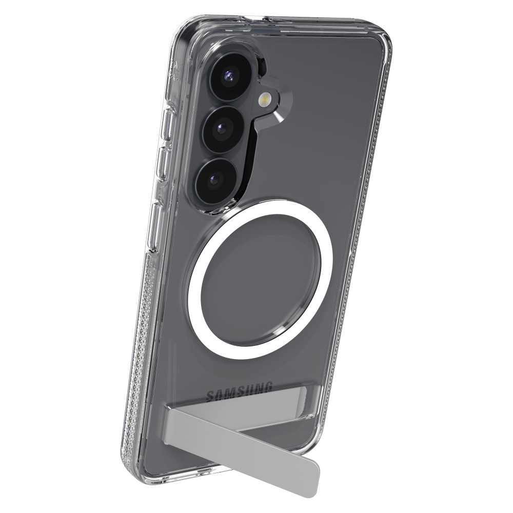 ZAGG - Crystal Palace Snap Case with Kickstand for Samsung Galaxy S26 - Clear