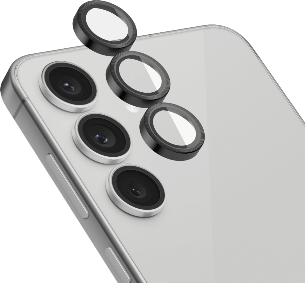 Keep the camera lens in tip-top shape with the Case-Mate Aluminum Ring Glass Lens Protector.