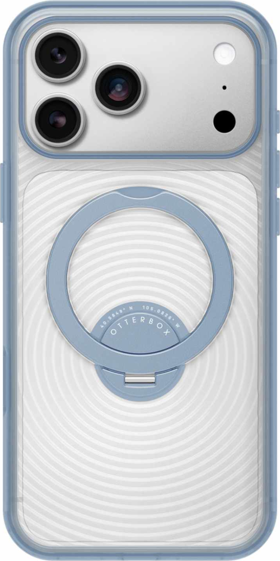 OtterBox - Symmetry Stand MagSafe Case Aether Blue for iPhone 18 Pro Max/17 Pro Max