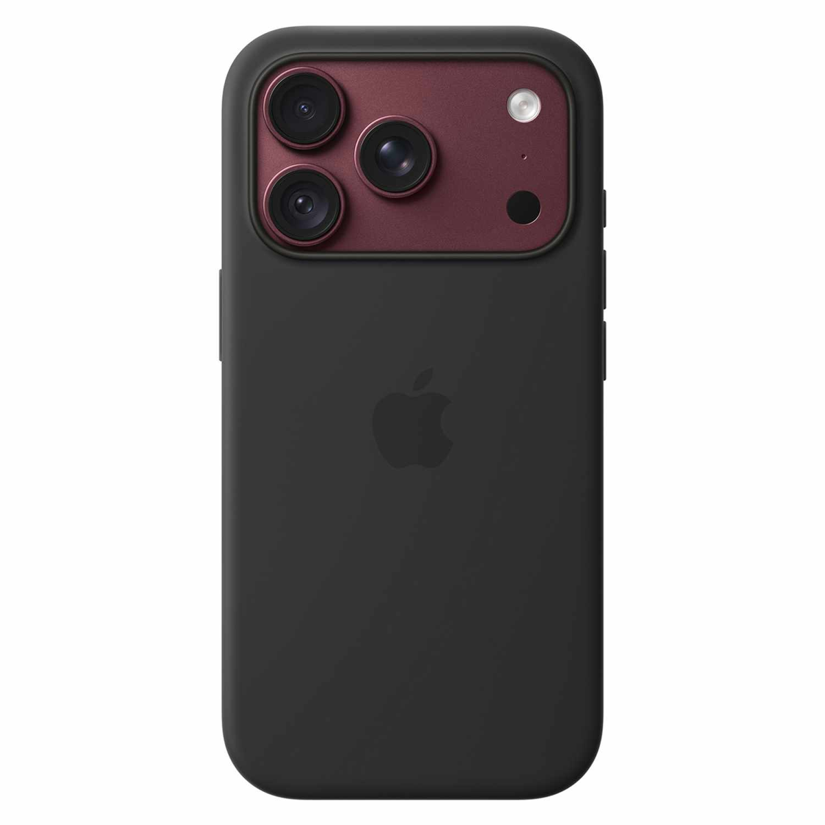 Apple - Silicone Case with MagSafe Black for iPhone 18 Pro