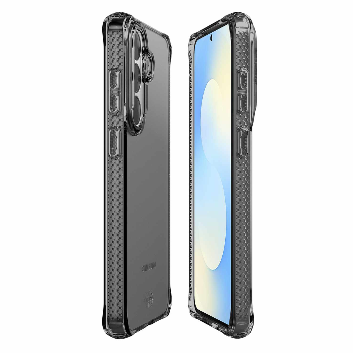 ITSKINS - Spectrum_R Clear Case Smoke for Samsung Galaxy S26 FE/Galaxy S25 FE