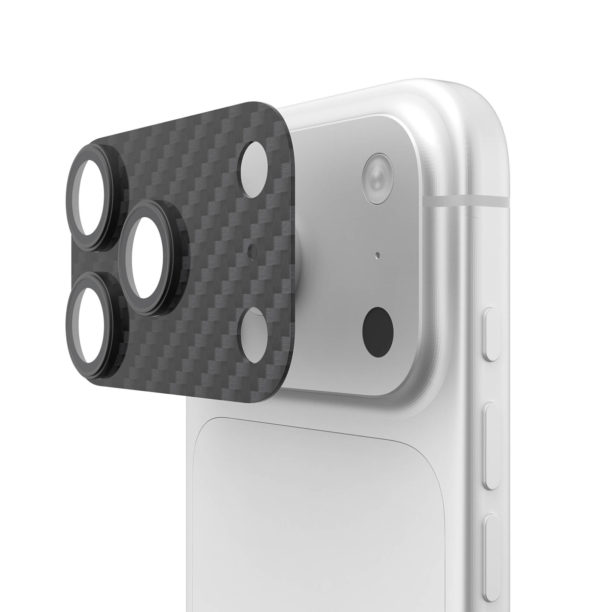 UAG Carbon Fiber Camera Shield combines lightweight carbon fiber and aluminosilicate glass to provide premium camera lens protection without compromising image quality.