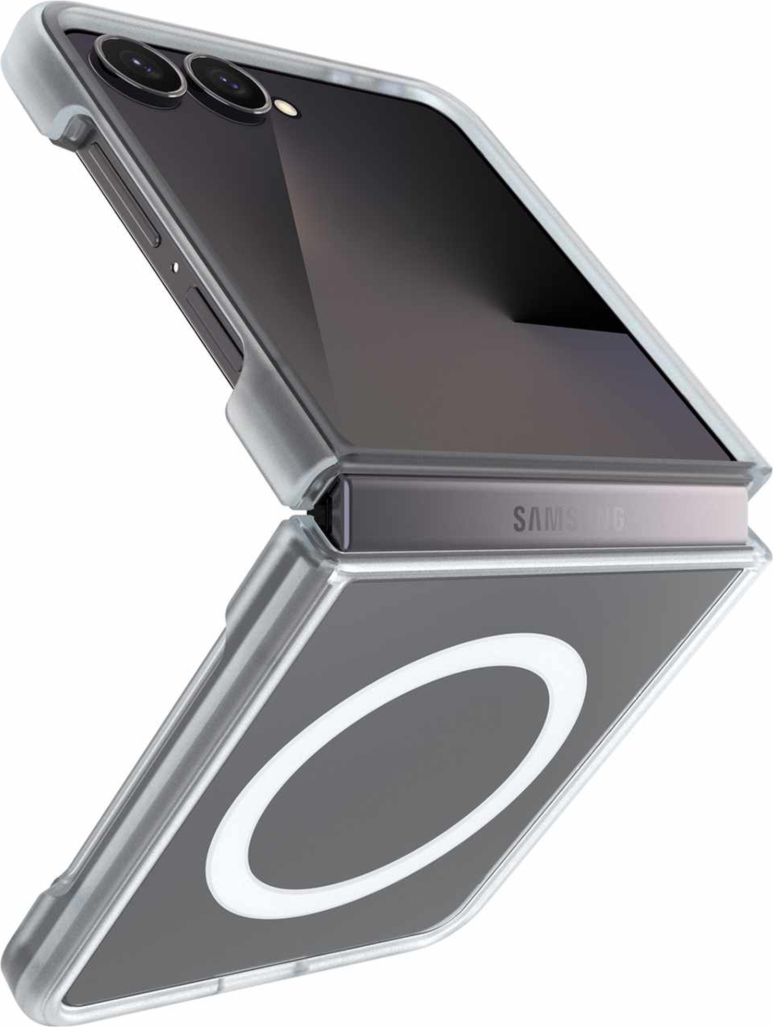 OtterBox 77000592 Étui Thin Flex avec Magnets Clear à Teinte Bleue pour Samsung Galaxy Z Flip8