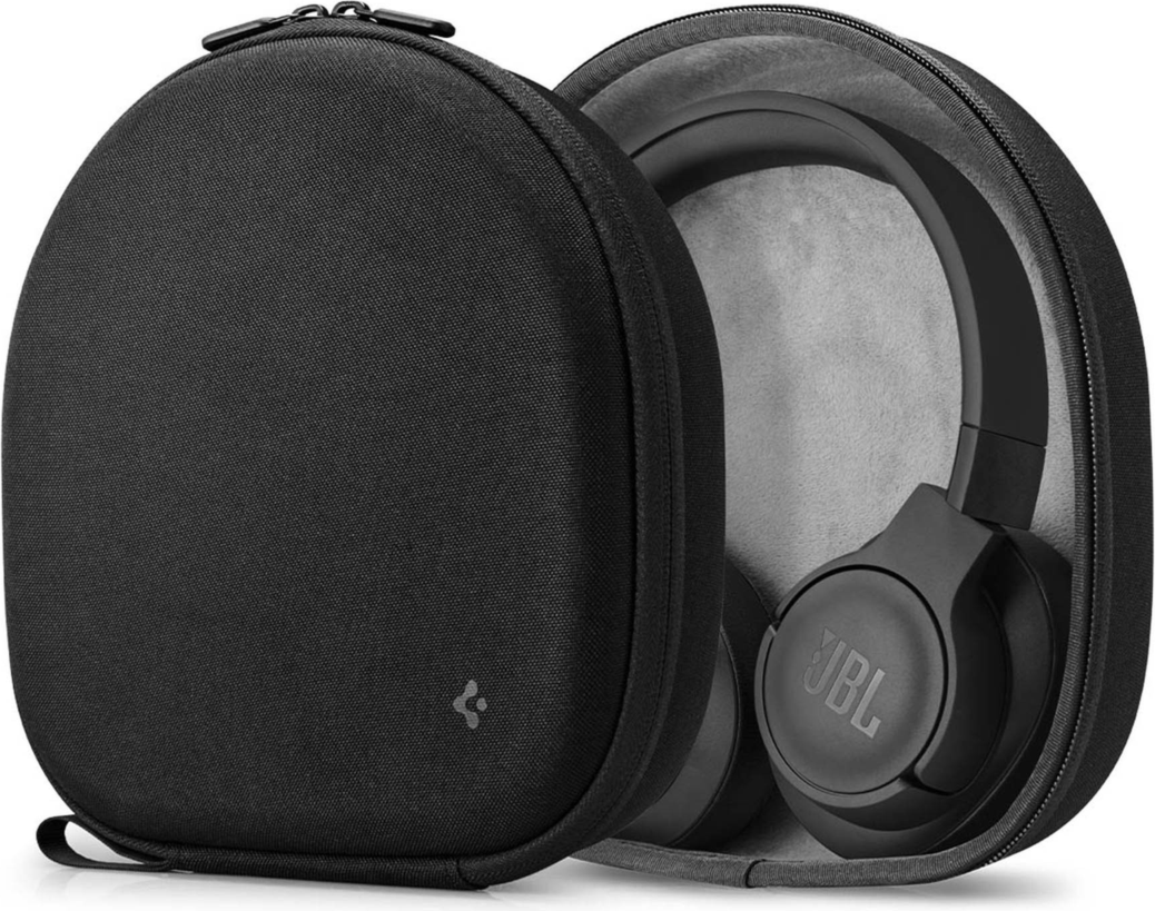 Spigen Klasden Headphone Carrying Case delivers durable, shockproof protection with a soft interior and organized storage for headphones and accessories.