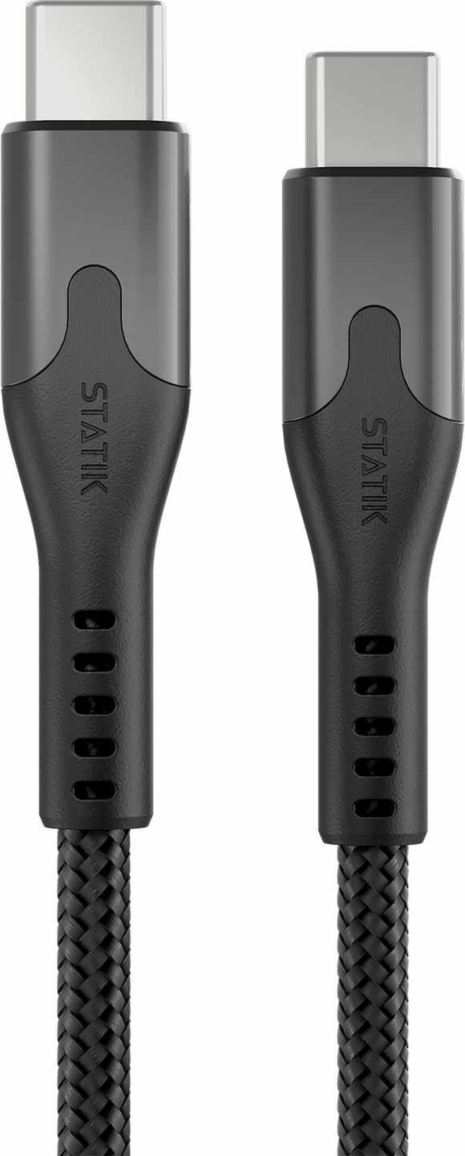 Blu Element - SelfCoil Magnetic Cable USB-C to USB-C 3.3ft 100W Black