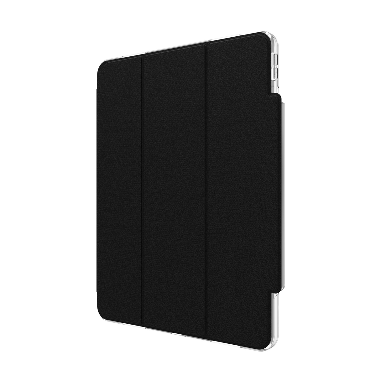 The ZAGG Crystal Palace Folio case for tablets provides 6.5ft of drop protection, featuring a built-in folio cover that protects the screen and converts into a stand.