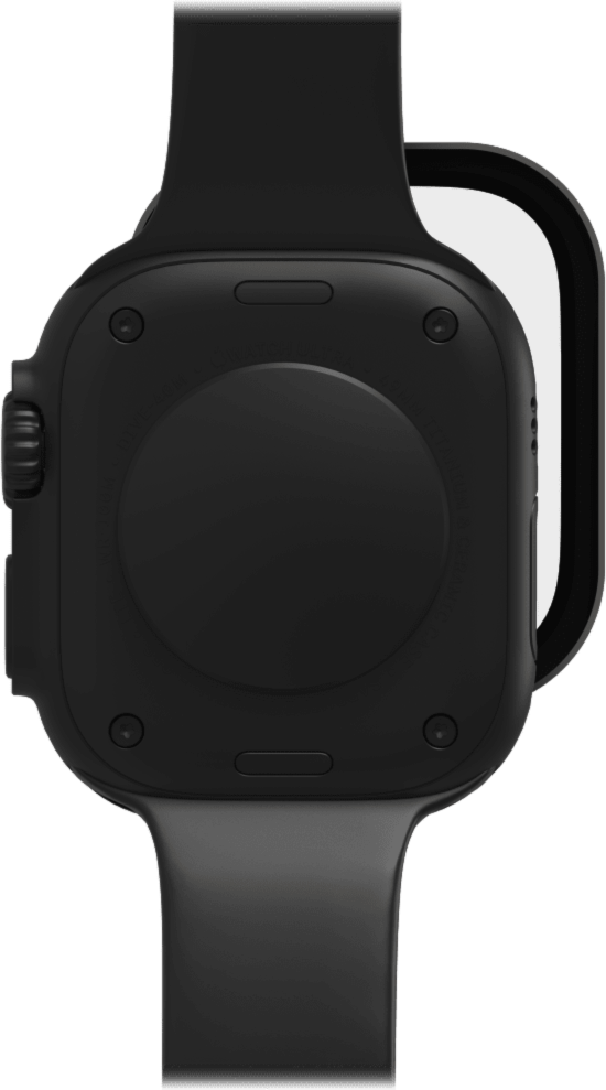 <p>Fortified with graphene, the ZAGG InvisibleShield Glass XTR4 Screen Protector for Apple Watch features a blue light filter, anti-reflective technology, and a sleek aluminum frame.</p>