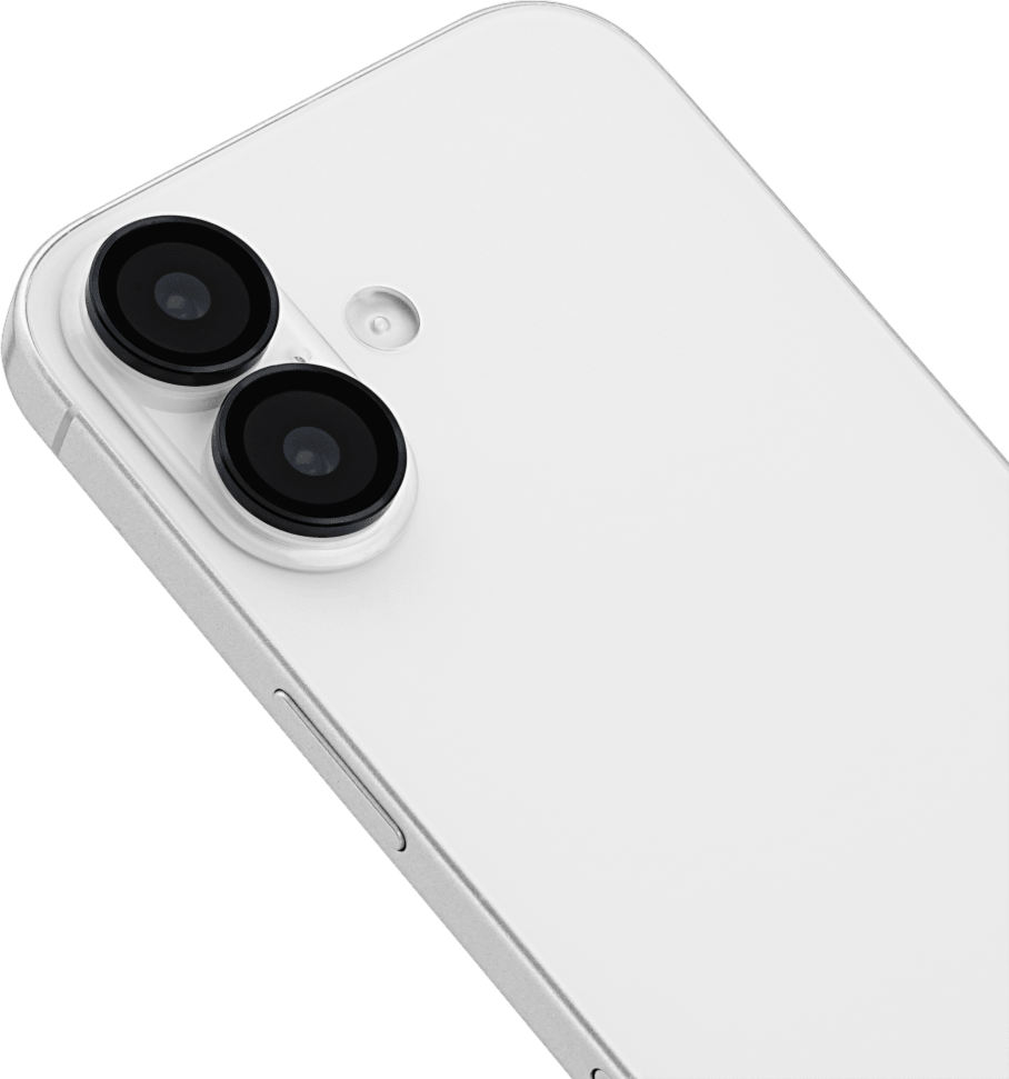 Case-Mate - Aluminum Camera Lens Glass Protectector for Apple iPhone 17 - Black