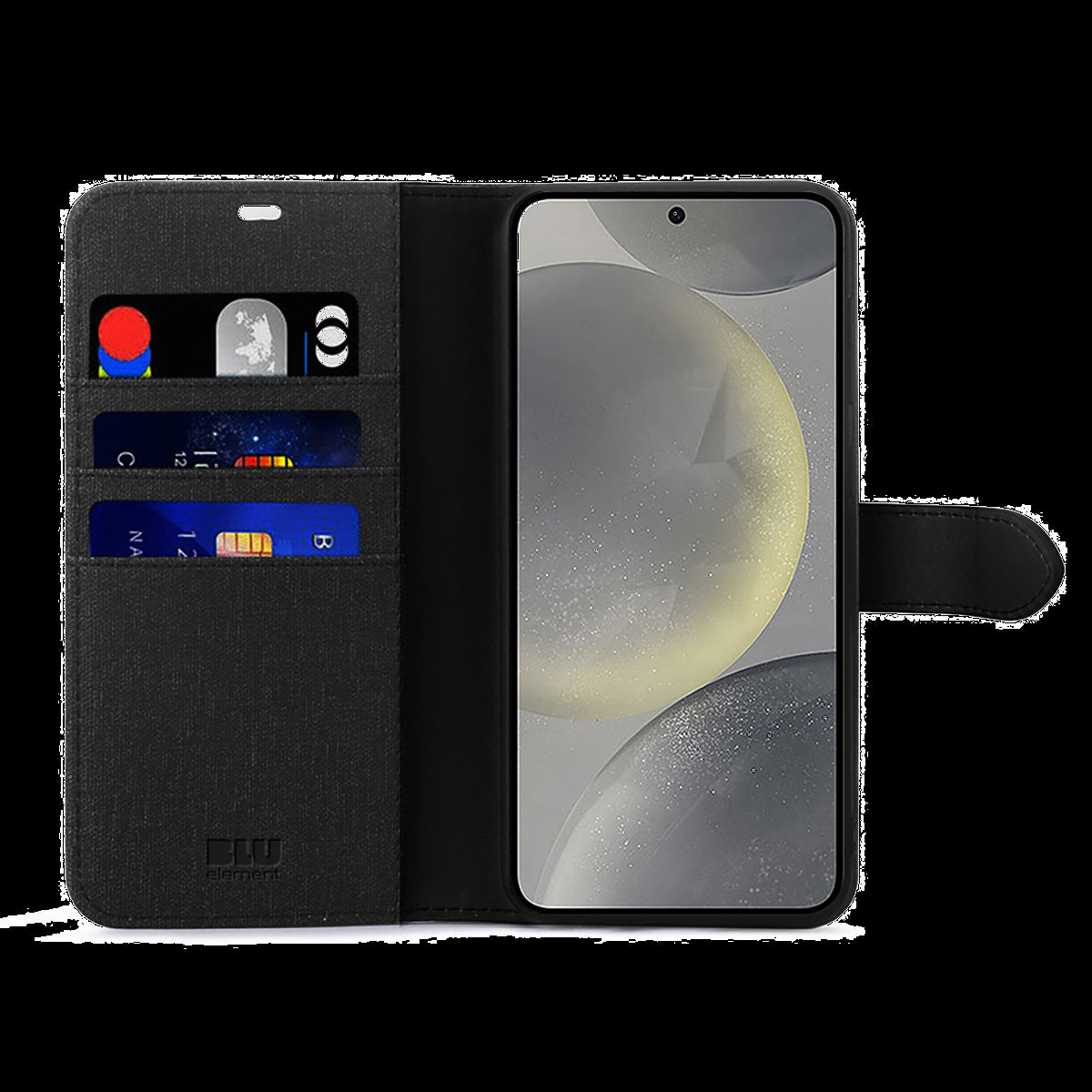 Blu Element BEF21251 Étui Folio 2 in 1 Noir pour Samsung Galaxy S25