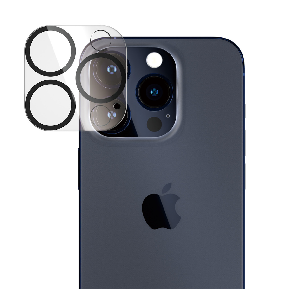 PanzerGlass Protecteur d'objectif de caméra pour iPhone 15 Pro/15 Pro Max - Transparent