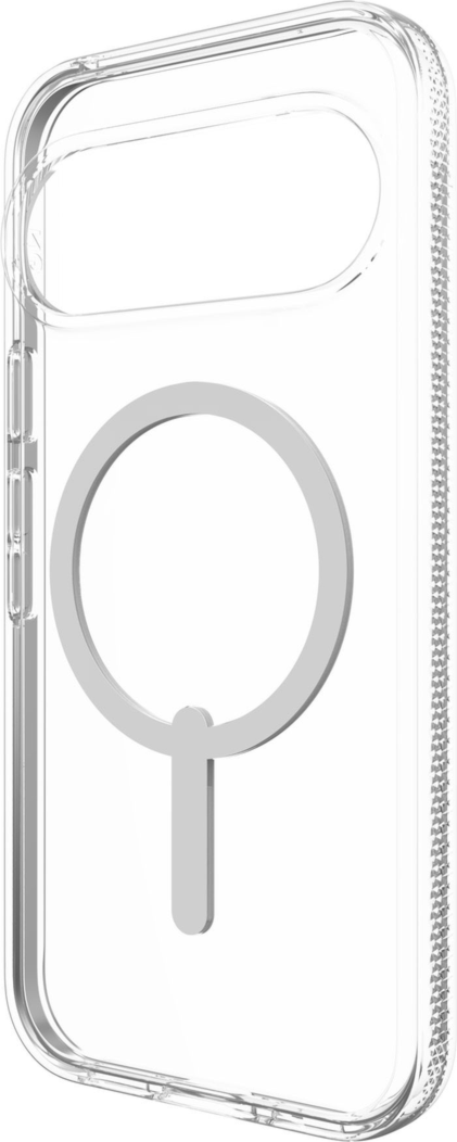 Strengthened with Graphene, ZAGG's Crystal Palace Snap series case combines a slim, crystal-clear profile with up to 13 ft drop protection and strong built-in magnets for magnetic accessories.