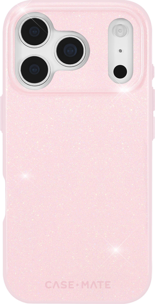 Case-Mate - Étui MagSafe opaque Twinkle pour Apple iPhone 18 Pro/17 Pro - Rose ballerine