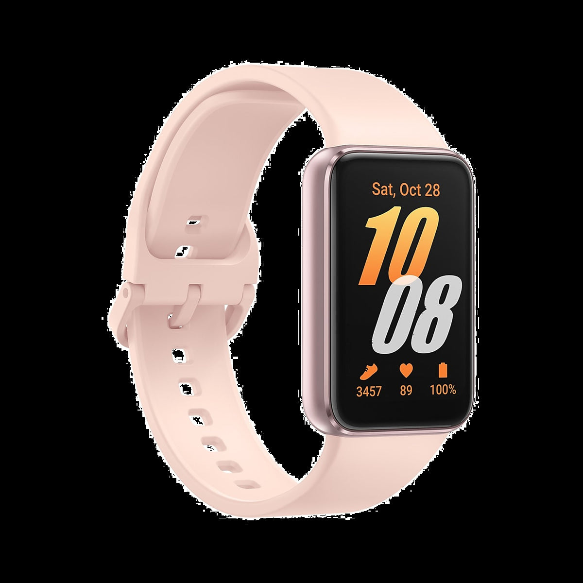 The Samsung Galaxy Fit3 is a sleek and feature-packed fitness tracker with a 13-day battery, comprehensive health and activity tracking, all designed for seamless smartphone integration.