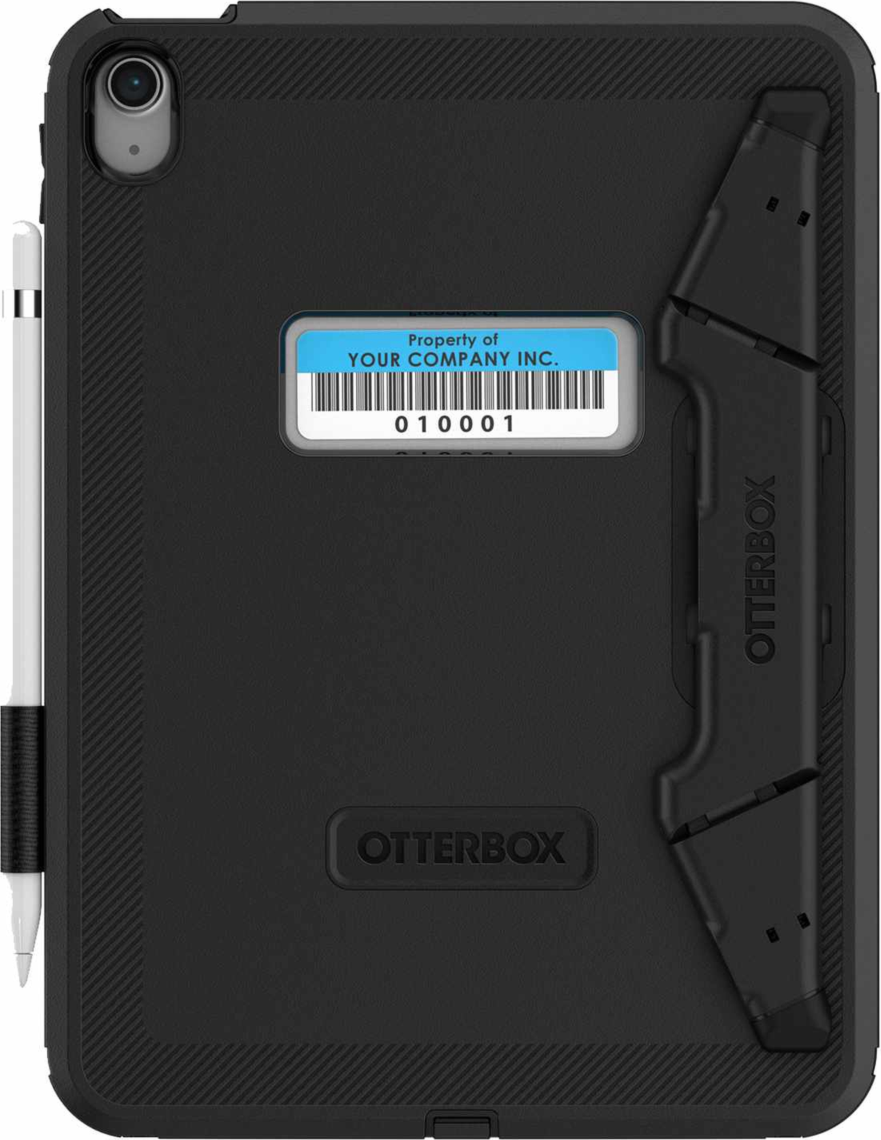 OtterBox - Defender Case w/Kickstand & Screen Protection for iPad 11 2025 (11th Gen)/iPad 10.9 2022 (10th Gen) - Black
