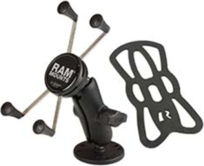 The RAM X-Grip with Drill-Down Base is a rugged vehicle mount that offers a ‘no-bulk’ design with great holding power. Ideal for motorcycle, or in-vehicle solutions.