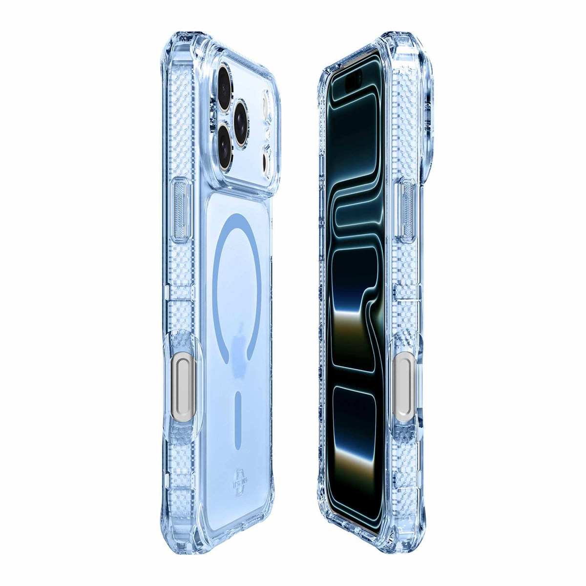 ITSKINS - Hybrid_R Vapor MagSafe Case Light Blue for iPhone 18 Pro Max/17 Pro Max