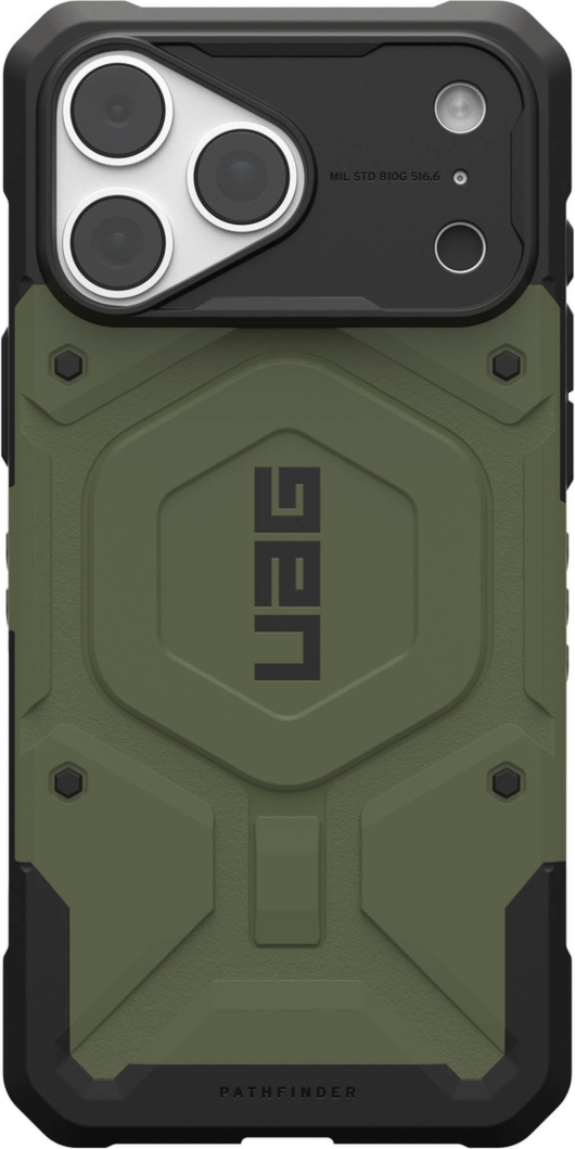 UAG - Pathfinder MagSafe Rugged Case Olive Drab for iPhone 18 Pro Max/17 Pro Max