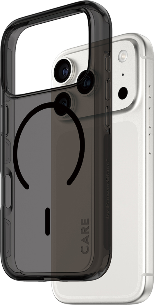 PanzerGlass CARE Smokey MagSafe iPhone 18 Pro/17 Pro - Noir - EN